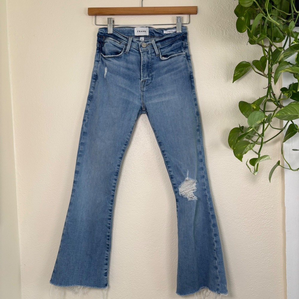 Frame "Le High Flare" high rise flare jeans size 24